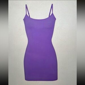 SKIMS fits everybody slip dress in ultra violet size medium